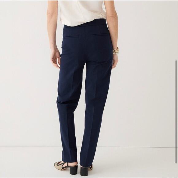 J. Crew Kate Straight Leg Pants Bi-Stretch Cotton Blend BF401 Women’s Size 4 - Picture 2 of 11